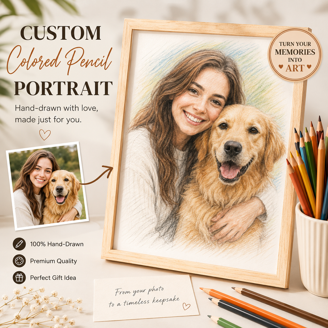 The Difference Between Hand-Drawn Portraits And Digital Portraits
