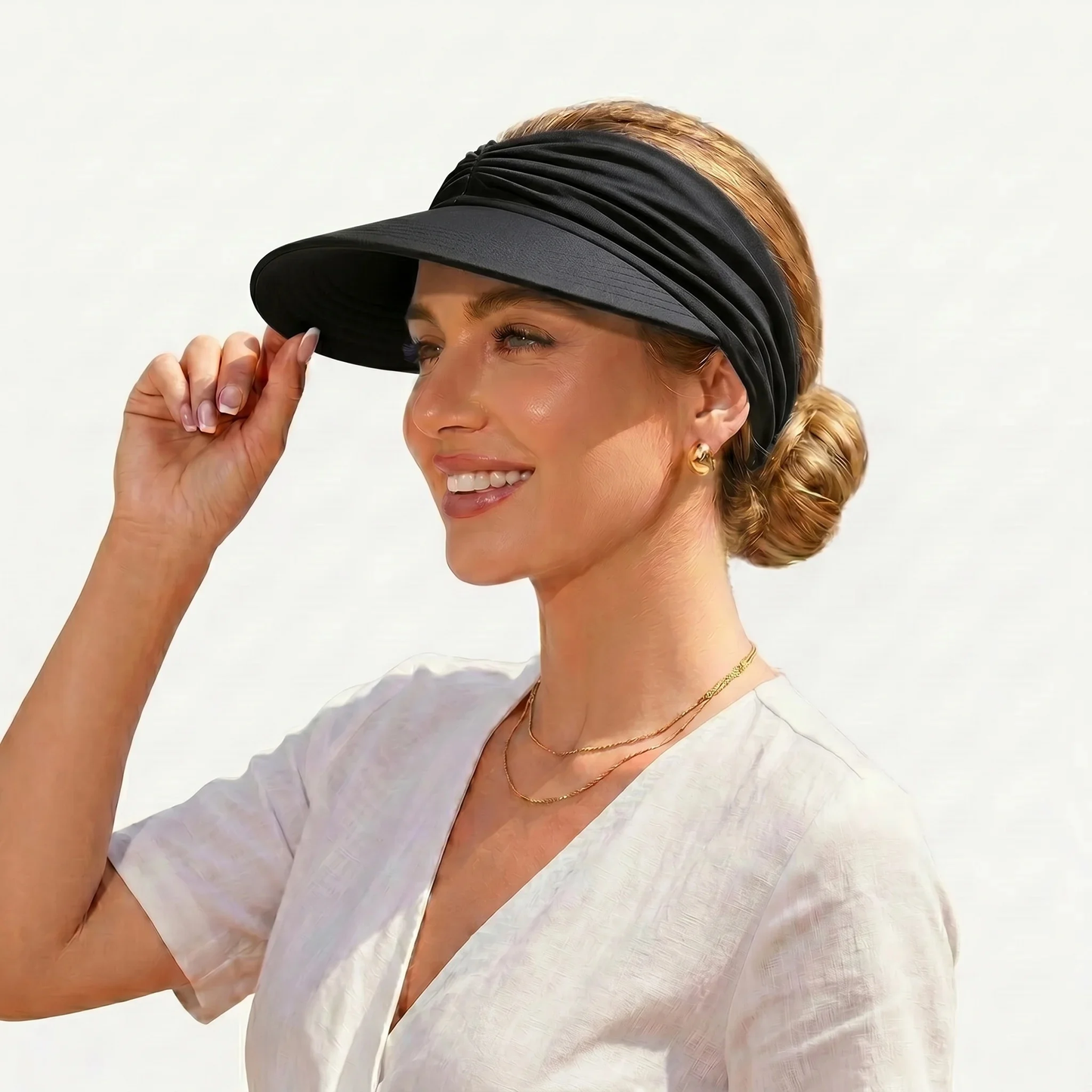 🔥Last Day 50% OFF - Wide Brim UV Protection Sun Visor Hats💦- The Sun Hat Every Woman Is Wearing This Summer ☀️